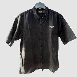 Harley-Davidson Black Button Down Shirt